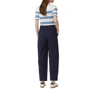 Γυναικείο παντελόνι Relaxed Fit από ελαστικό βαμβάκι με Barrel Leg s.Oliver image-5