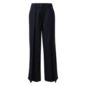 Hochwasserhose mit Falten und feinen Streifen für Damen s.Oliver image-0