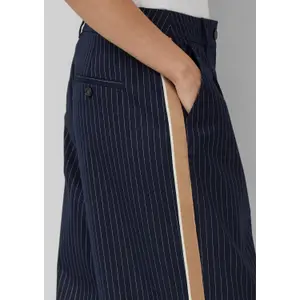Hochwasserhose mit Falten und feinen Streifen für Damen s.Oliver image-3