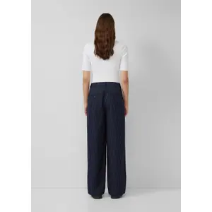 Hochwasserhose mit Falten und feinen Streifen für Damen s.Oliver image-4