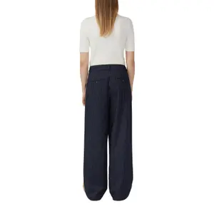 Hochwasserhose mit Falten und feinen Streifen für Damen s.Oliver image-5
