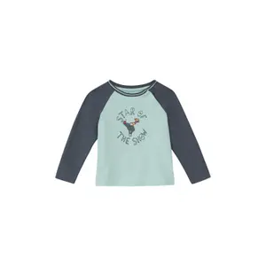 Casual Cotton T-Shirt with Front Print and Ribbed Trim for Baby s.Oliver image-2