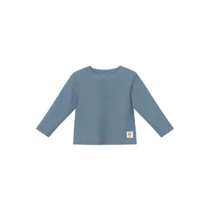 T-shirt με φλεγόμενο νήμα και λαιμόκοψη Henley για μωρά s.Oliver image-0