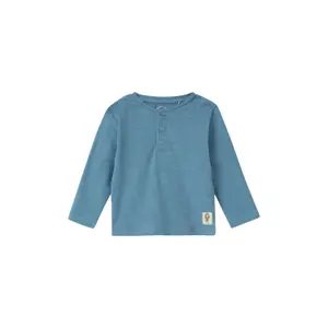 T-shirt με φλεγόμενο νήμα και λαιμόκοψη Henley για μωρά s.Oliver image-2