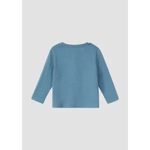 T-shirt με φλεγόμενο νήμα και λαιμόκοψη Henley για μωρά s.Oliver image-3