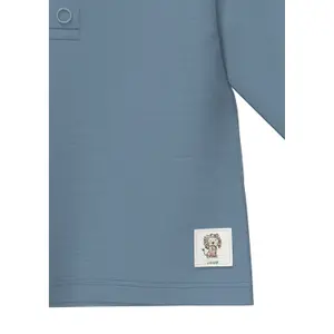 T-shirt με φλεγόμενο νήμα και λαιμόκοψη Henley για μωρά s.Oliver image-6