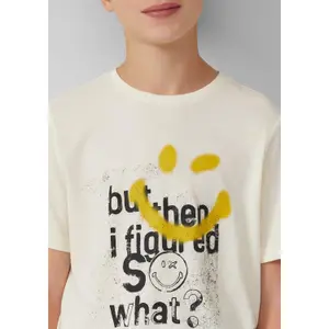 T-shirt από βαμβάκι με εκτύπωση Smiley® παιδί s.Oliver image-6