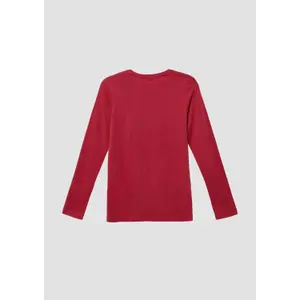 Τ-shirt χαλαρό από βαμβάκι με εκτύπωση μπροστά και πλεκτή ρίζα για παιδί s.Oliver image-3