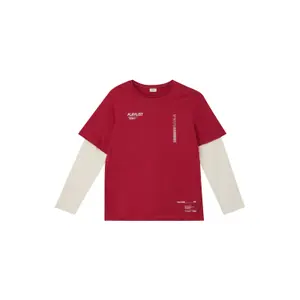 Τ-shirt μακρυμάνικο από τζέρσεϊ με εφέ επικαλυμμένου για παιδιά s.Oliver image-0