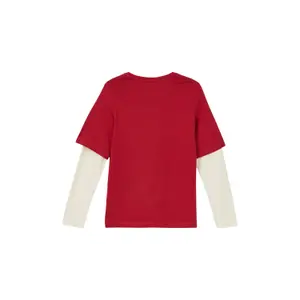 Τ-shirt μακρυμάνικο από τζέρσεϊ με εφέ επικαλυμμένου για παιδιά s.Oliver image-4