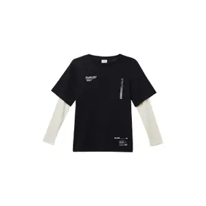 Τ-shirt μακρυμάνικο από τζέρσεϊ με εφέ επικαλυμμένου για παιδιά s.Oliver image-2