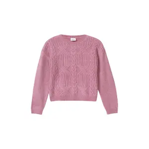 Pull court mit weitem Schnitt und Zopfmuster für Mädchen s.Oliver image-2