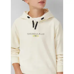 Sweatshirt à capuche avec cordon de serrage et intérieur brossé enfant s.Oliver image-6