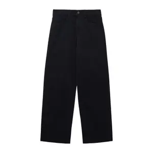 Lässige Mom-Jeans mit hoher Taille Weite Beine gefärbt Kindergröße s.Oliver image-2