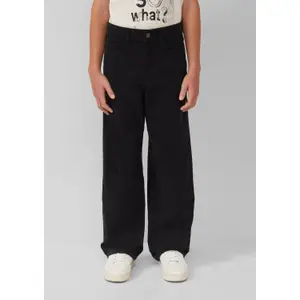 Lässige Mom-Jeans mit hoher Taille Weite Beine gefärbt Kindergröße s.Oliver image-6