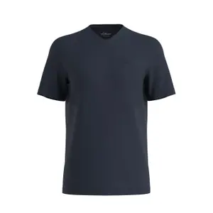 T-shirt με V λαιμόκοψη και λογότυπο s.Oliver image-5
