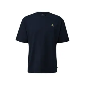 T-shirt με άνετη γραμμή με σχέδιο s.Oliver image-0
