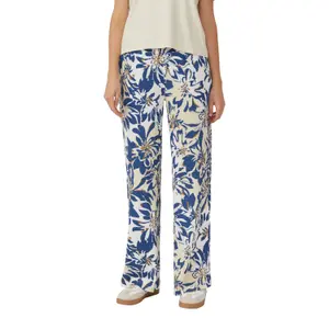 Women's Relaxed Fit All-Over Print Structured Wide Leg Trousers s.Oliver image-2