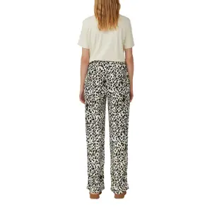 Women's Relaxed Fit All-Over Print Structured Wide Leg Trousers s.Oliver image-5