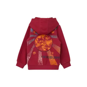 Children's Hooded Sweatshirt with Large Back Print and Brushed Interior s.Oliver image-1
