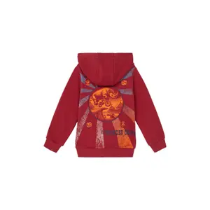 Children's Hooded Sweatshirt with Large Back Print and Brushed Interior s.Oliver image-4