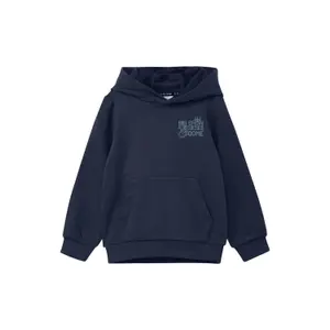 Children's Hooded Sweatshirt with Large Back Print and Brushed Interior s.Oliver image-0