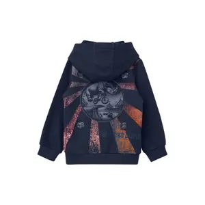 Children's Hooded Sweatshirt with Large Back Print and Brushed Interior s.Oliver image-1