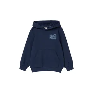 Children's Hooded Sweatshirt with Large Back Print and Brushed Interior s.Oliver image-2