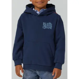 Children's Hooded Sweatshirt with Large Back Print and Brushed Interior s.Oliver image-5
