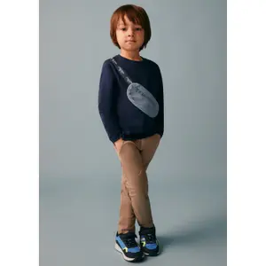 Pantalón chino Brad corte ajustado altura media pierna slim teñido a pieza bebé niño s.Oliver image-5