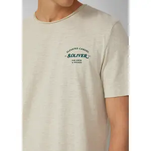 T-shirt με στρογγυλή λαιμόκοψη και εκτύπωση εμπρός s.Oliver 2169412 image-3
