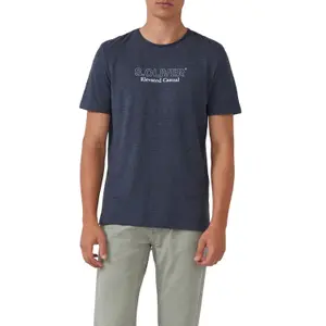 T-shirt με στρογγυλή λαιμόκοψη και εκτύπωση εμπρός s.Oliver 2169412 image-2