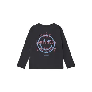 T-shirt μακρυμάνικος Loose Fit με εκτύπωση Smiley® για κορίτσι s.Oliver image-1