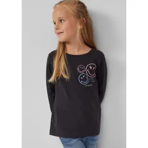 T-shirt μακρυμάνικος Loose Fit με εκτύπωση Smiley® για κορίτσι s.Oliver image-5