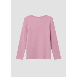 T-shirt Μακρυμάνικος Slim Fit από Ραφτό Ύφασμα με Λεπτομέρεια Κόμπο Κορίτσι s.Oliver image-3