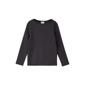T-shirt Μακρυμάνικος Slim Fit από Ραφτό Ύφασμα με Λεπτομέρεια Κόμπο Κορίτσι s.Oliver image-0