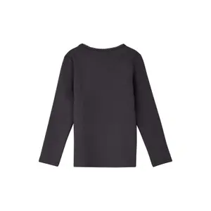 T-shirt Μακρυμάνικος Slim Fit από Ραφτό Ύφασμα με Λεπτομέρεια Κόμπο Κορίτσι s.Oliver image-1