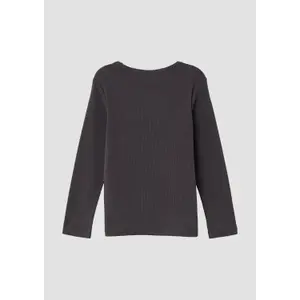 T-shirt Μακρυμάνικος Slim Fit από Ραφτό Ύφασμα με Λεπτομέρεια Κόμπο Κορίτσι s.Oliver image-3