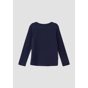 T-shirt με μακριά μανίκια Loose Fit με εφαρμογή τσέπης κορίτσι s.Oliver image-3