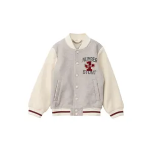 College Jacket with Taffeta Lining and Contrast Wool Effect Details Child s.Oliver image-0