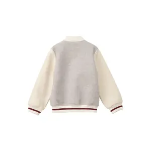 College Jacket with Taffeta Lining and Contrast Wool Effect Details Child s.Oliver image-1