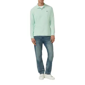 Langärmliges Polo aus strukturierter Strickware mit Aufnähern s.Oliver image-6