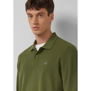 Langärmliges Polo aus strukturierter Strickware mit Aufnähern s.Oliver image-3