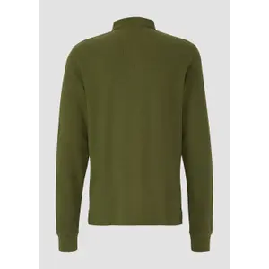 Langärmliges Polo aus strukturierter Strickware mit Aufnähern s.Oliver image-4