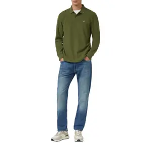 Langärmliges Polo aus strukturierter Strickware mit Aufnähern s.Oliver image-6