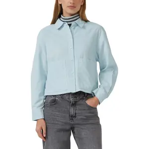 Fine Corduroy Shirt with Patch Pockets Women's s.Oliver image-2