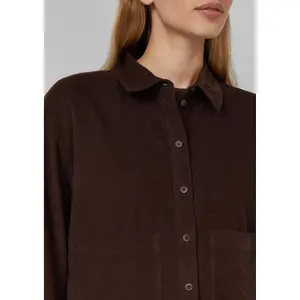 Fine Corduroy Shirt with Patch Pockets Women's s.Oliver image-3