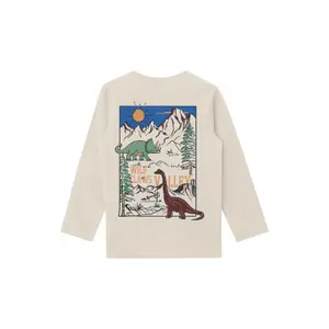 T-shirt με μακριά μανίκια με εκτυπωμένο χαρακτηριστικό προφίλ πίσω για παιδί s.Oliver image-1