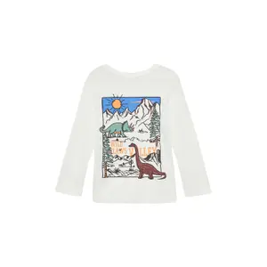 T-shirt με μακριά μανίκια με εκτυπωμένο χαρακτηριστικό προφίλ πίσω για παιδί s.Oliver image-4