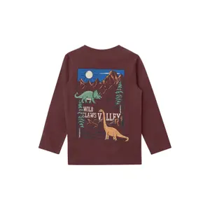 T-shirt με μακριά μανίκια με εκτυπωμένο χαρακτηριστικό προφίλ πίσω για παιδί s.Oliver image-1